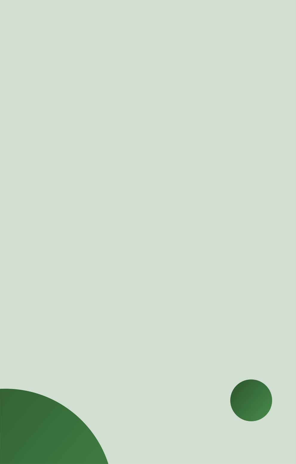 Green artwork.